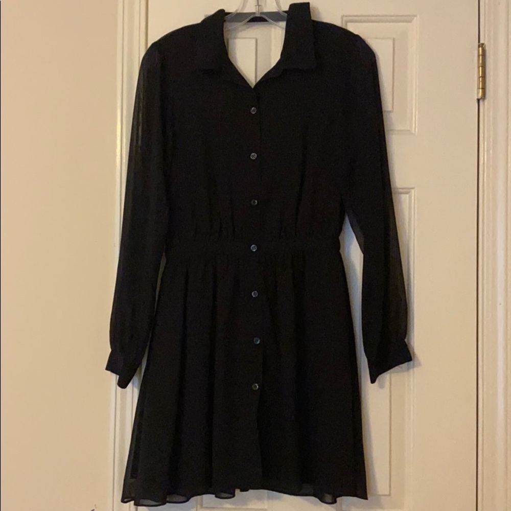 BCBGeneration black button up dress. Worn once